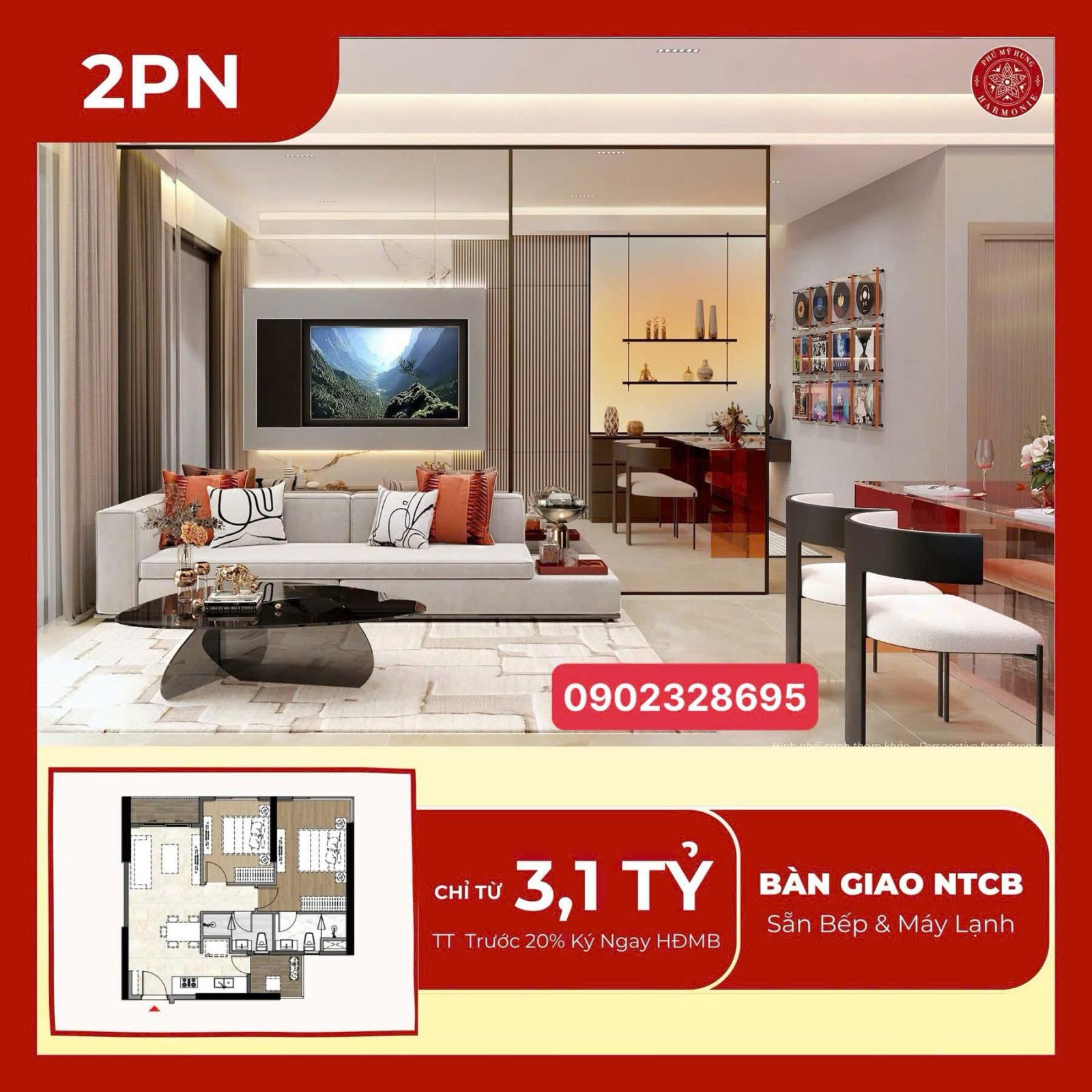NHẬN BOOKING ĐỢT 2 TOÀ A1 DỰ ÁN HARMONIE PHÚ MỸ HƯNG 15989528