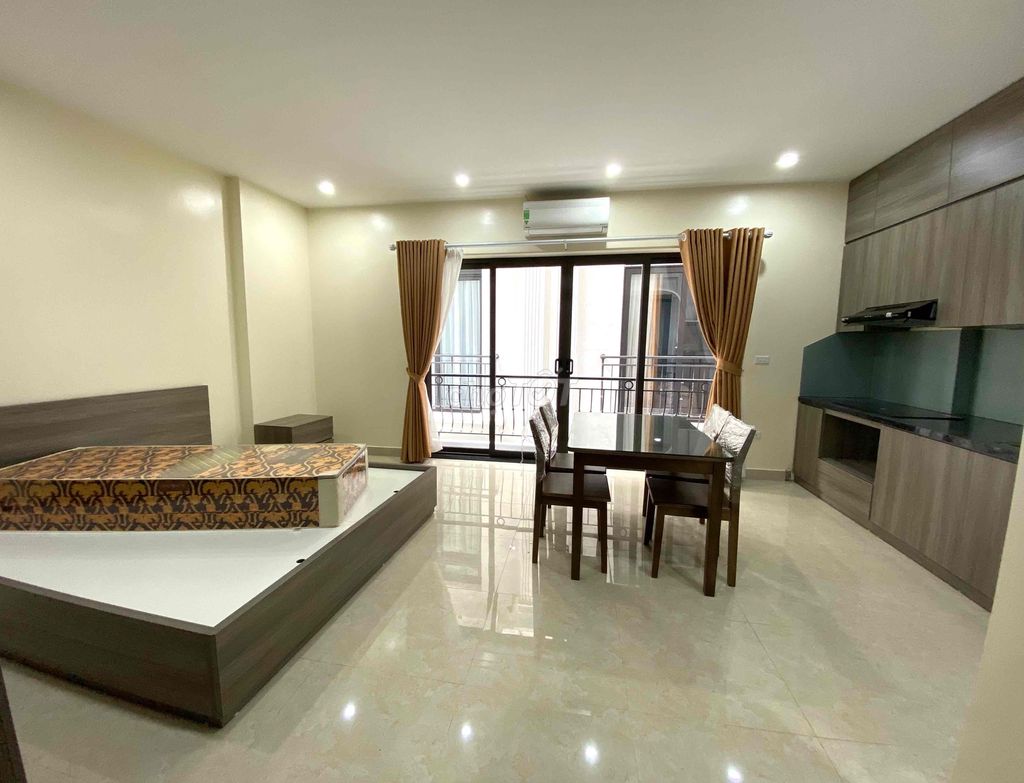 Cho thuê căn hộ studio đầy đủ đồ vào ở ngay, vị trí gần chợ, gần trường học 15989739