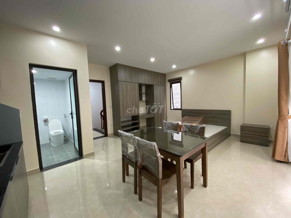 Cho thuê căn hộ studio đầy đủ đồ vào ở ngay, vị trí gần chợ, gần trường học 15989742