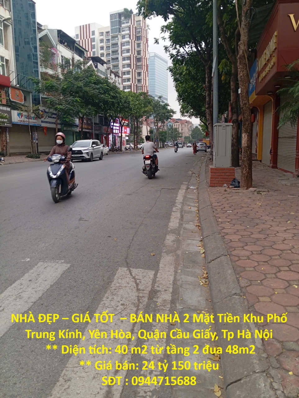 NHÀ ĐẸP – GIÁ TỐT  – BÁN NHÀ 2 Mặt Tiền Khu Phố Trung Kính, Yên Hòa, Quận Cầu Giấy, Tp Hà Nội 15989932