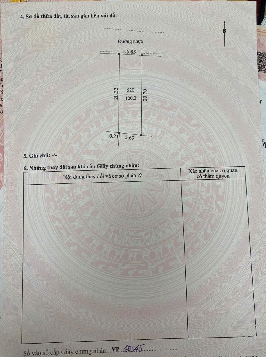 Chỉ 1.850tr  Anh Chị sở hữu ngay lô đất Mặt Tiền Đường Nhựa 7.5m Liên Thôn Hoà Tiến . 15989991