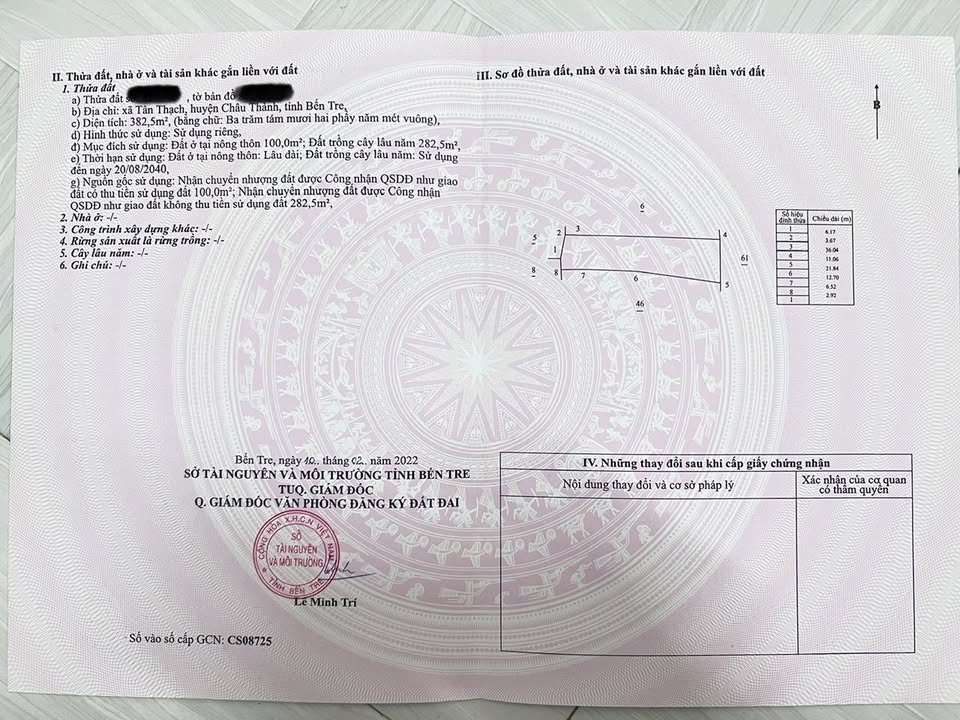 Do đổi chỗ ở nên cần bán nhanh nhà và đất tại Tân Thạch - Gần ngã tư huyện - Tặng nội thất 15990064