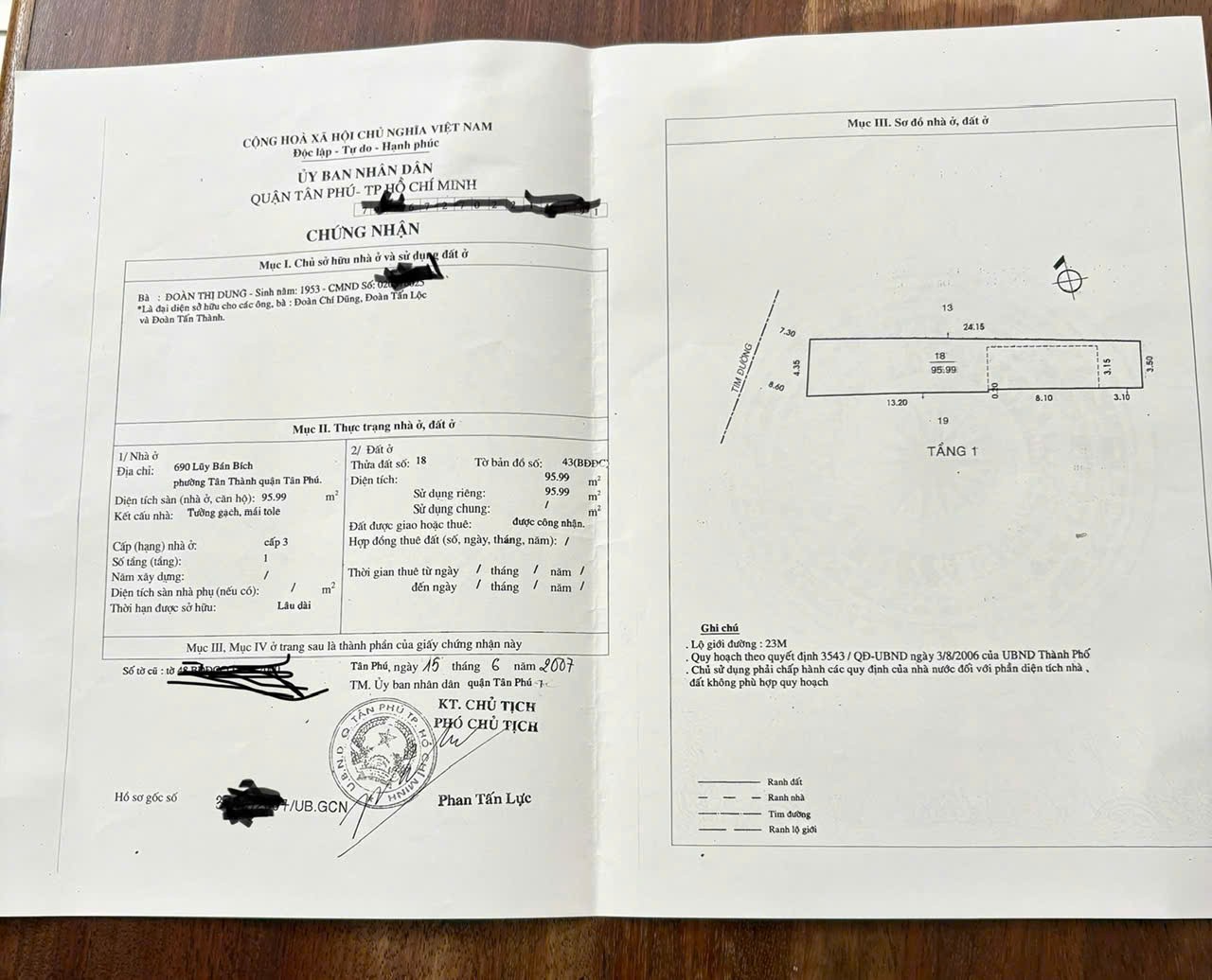 NHÀ ĐẸP GIÁ TỐT – CHÍNH CHỦ CẦN BÁN NHÀ LŨY BÁN BÍCH – Phường Tân Thành, Quận Tân Phú, TP Hồ Chí 15990135