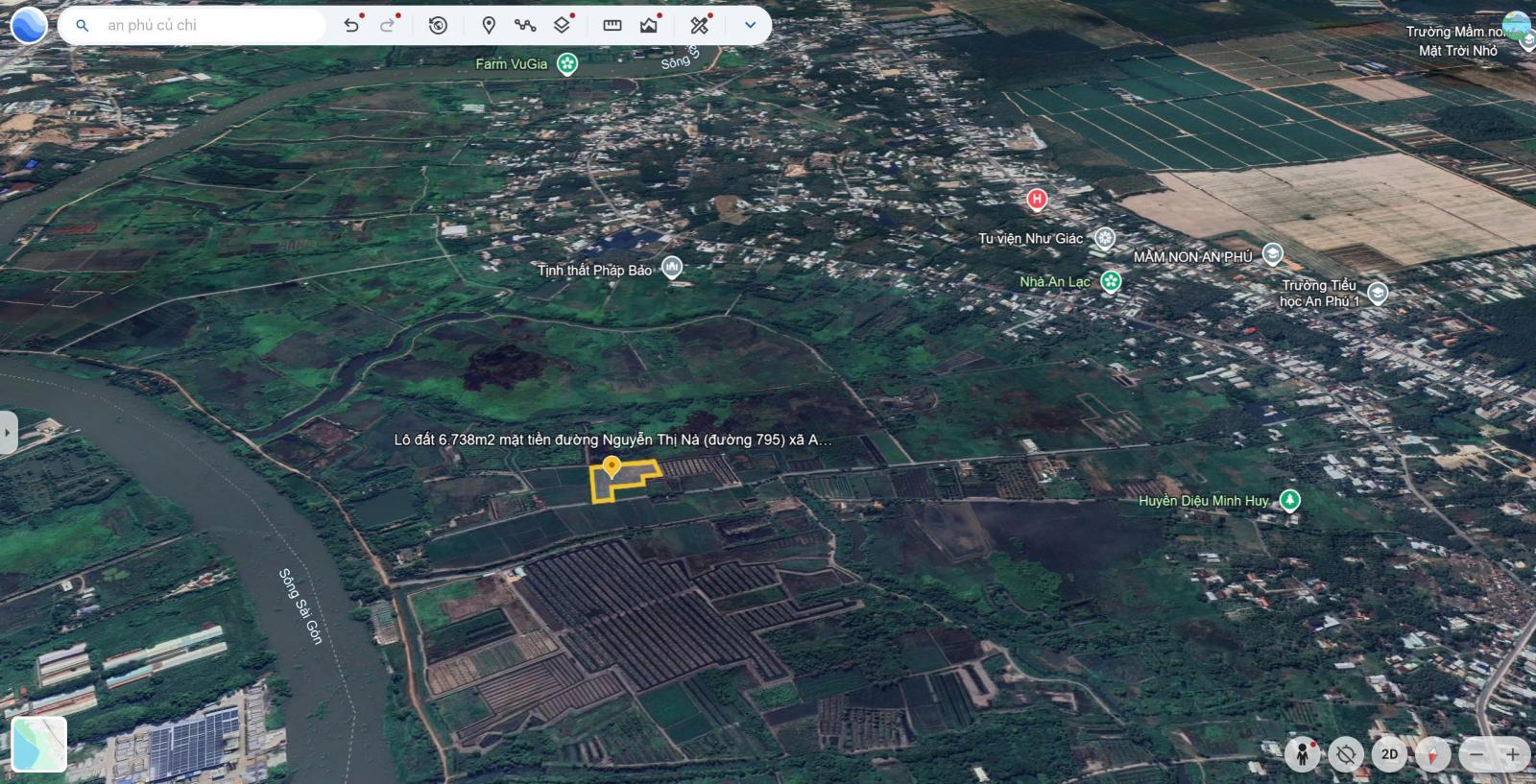 BÁN ĐẤT VEN SÔNG SÀI GÒN – AN NHƠN TÂY, TP.HCM 15990399