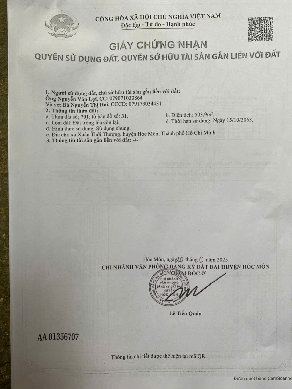 3 LÔ LIỀN KỀ MT XE TẢI – XUÂN THỚI THƯỢNG – NGANG 15M – CHỈ 5 TỶ 15990431