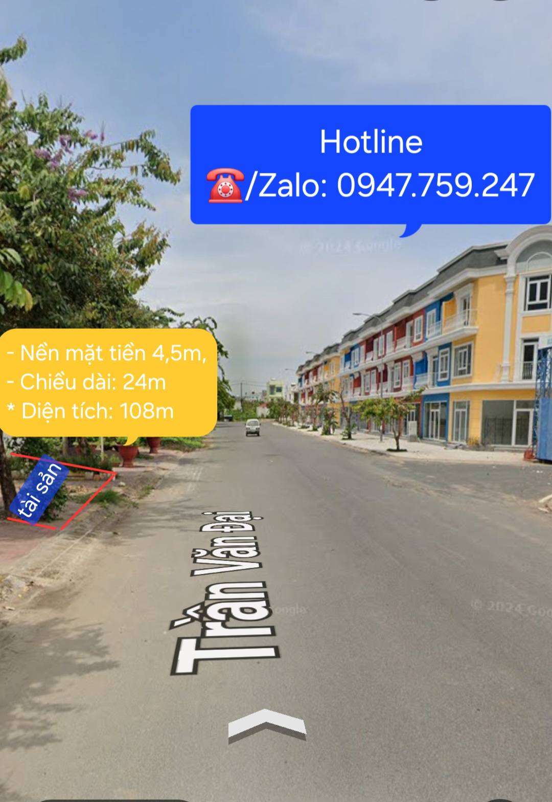 Bán nền tiếp giáp mặt tiền đường Trần Văn Đại, Phường 2, TP. Bạc Liêu, tỉnh Bạc Liêu 15990436