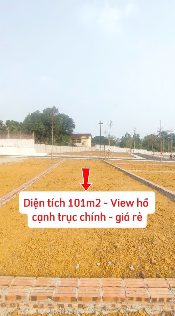 Cắt lỗ sâu trong tuần Lô đất ven hồ 101m2 cạnh hồ cực chill gần ĐHQG Hà Nội giá rẻ nhất khu vực. 15990716