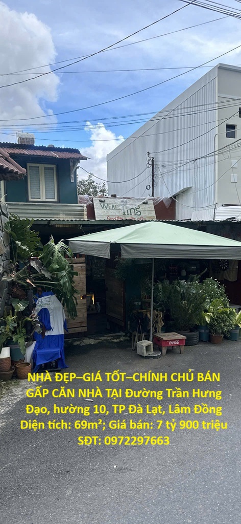 NHÀ ĐẸP–GIÁ TỐT–CHÍNH CHỦ BÁN GẤP CĂN NHÀ TẠI Đường Trần Hưng Đạo, hường 10, TP Đà Lạt, Lâm Đồng 15990839