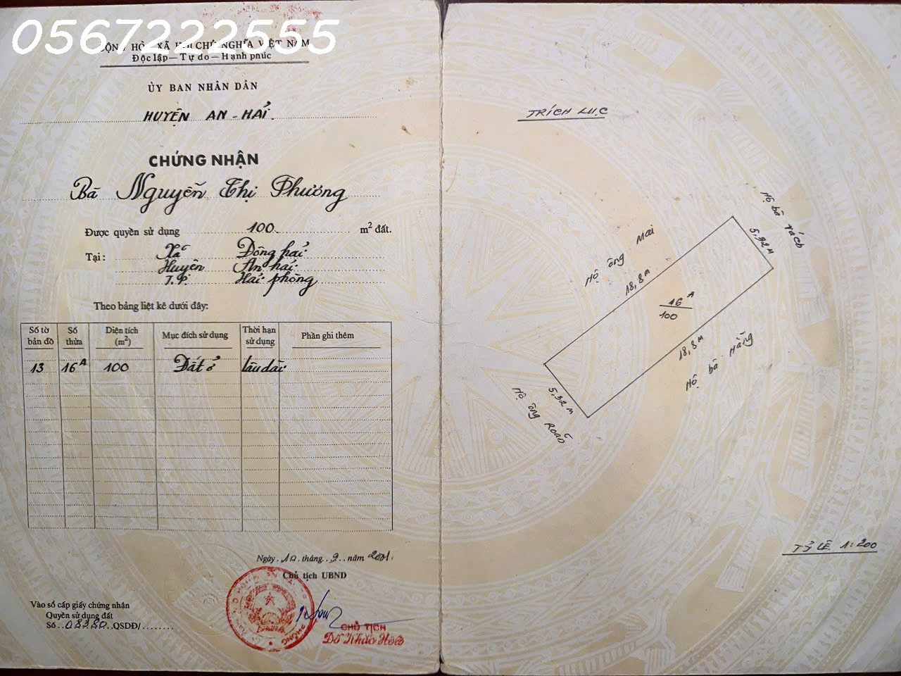 CHÍNH CHỦ GỬI BÁN ĐẤT (TẶNG NHÀ CẤP 4 ĐANG Ở) HẠ ĐOẠN 2 - GẦN VINHOMES - GIÁ 3,X TỶ-ZALO: 0978 581 15990890