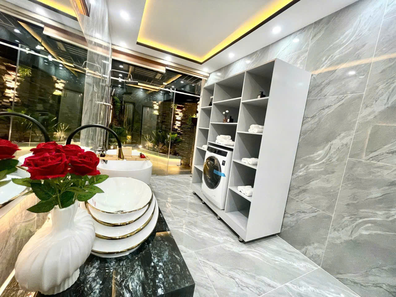 NHÀ PHỐ SÂN VƯỜN - TRUNG TÂM THỊ TRẤN NHÀ BÈ 5,5M × 25M♦️ 7.2 TY CÓ TL 15991173