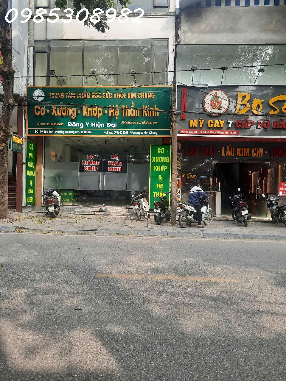 Bán nhà 3 tầng mặt phố Ngọc Hoà, Thị trấn Chúc Sơn, DT 147,3m2, giá 2x tỷ, đẹp 15991197