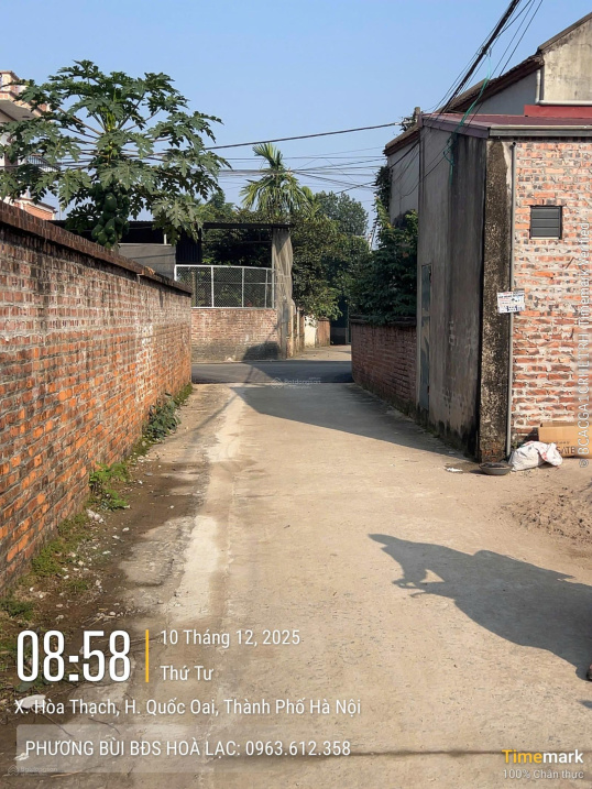 CHÍNH CHỦ CẦN TIỀN THANH KHOẢN GẤP LÔ ĐẤT GIÁP NHÀ MÁY IN TIỀN TẠI HOÀ LẠC GIÁ rẻ 15991198