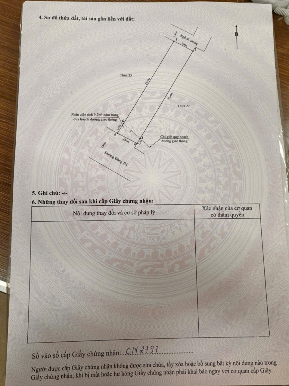 ❌❌Bán đất mặt đường Đông Trà - Chợ Hàng - 127m - Mặt tiền 5m 15991273