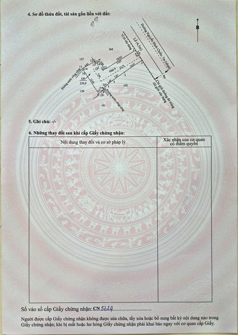 BÁN NHÀ ĐẸP TRUNG TÂM – CƠ HỘI ĐẦU TƯ và AN CƯ LÝ TƯỞNG - TP LONG AN. 15991289