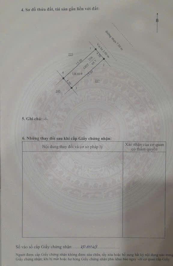 Bán lô đất mặt phố KDC Trái Bầu, ph Lê Thanh Nghị, TP HD, 69.75m2, mt 4.5m, đường 13.5m 15991346