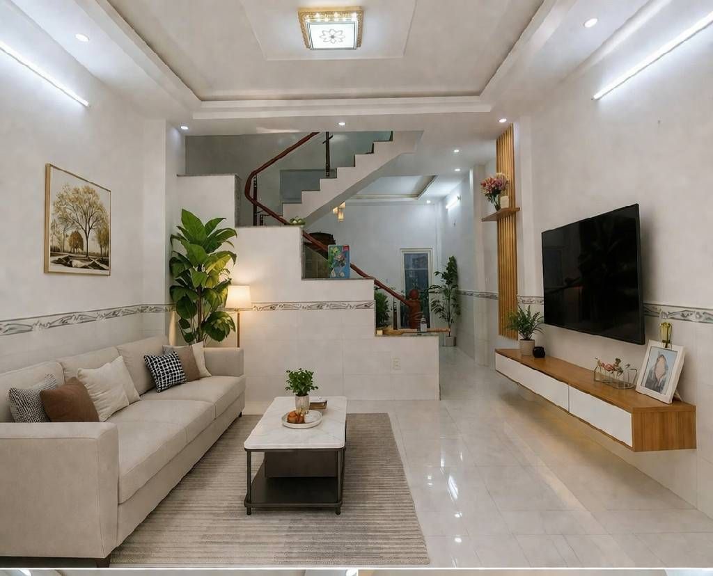 HXH 8M KHU DÂN TRÍ -4 TẦNG BTCT- HOÀN CÔNG ĐỦ- 100M RA QL1A -SANG GÒ VẤP 5 PHÚT- CHỦ MỚI SƠN SỬA 15991790