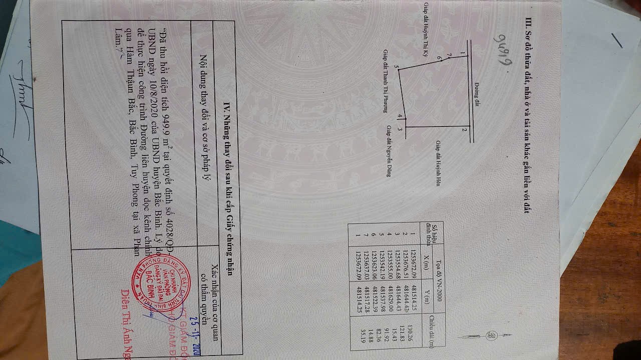 ĐẤT ĐẸP – GIÁ TỐT CẦN BÁN GẤP LÔ ĐẤT VỊ TRÍ ĐẮC ĐỊA TẠI Xã Phan Lâm. Bắc Bình, Bình Thuận 15991872