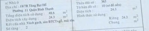 Nhà 2 tầng 4x7m 18/7B Tăng Bạt Hổ 3.5 tỷ 15991982