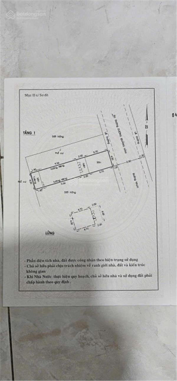 HXH 8m gần Dương Quảng Hàm - 4x19m CN 76m2 - Giá 9,8 tỷ 15992010
