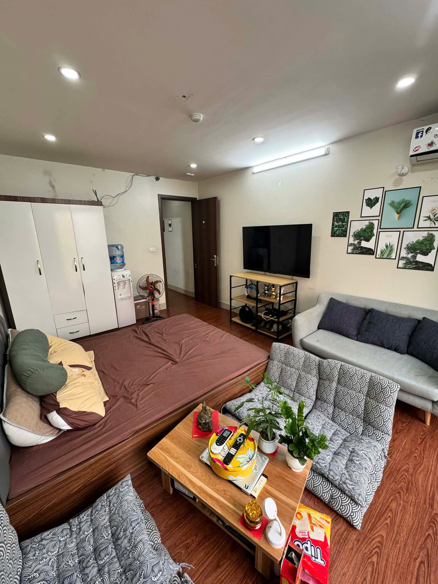 Cho thuê căn Chung cư mini 1n1k ở ngõ 295 Bạch Mai, Full đồ cao cấp 7tr8/ tháng 15992118