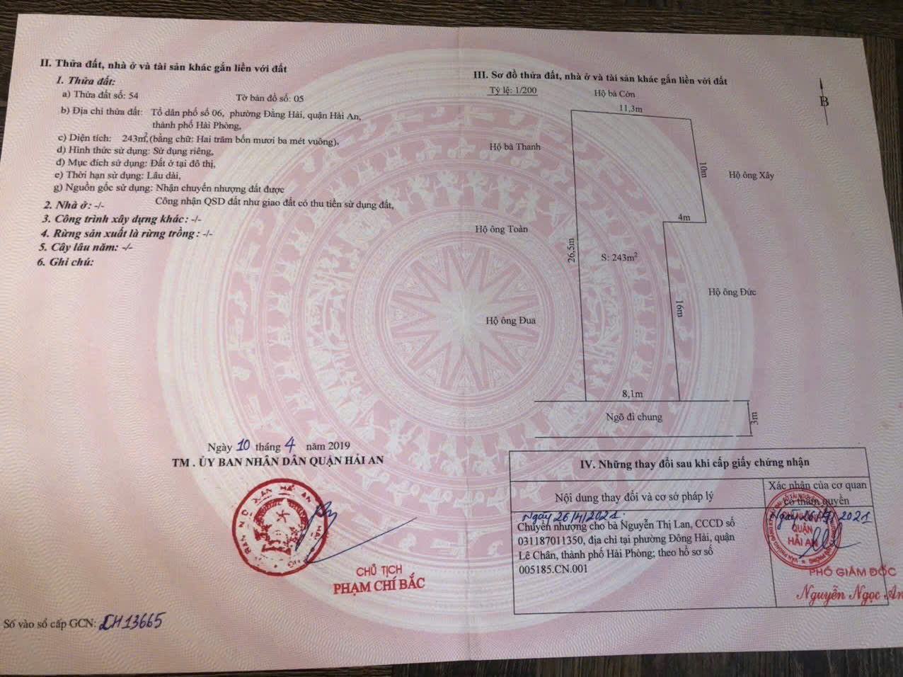 BÁN ĐẤT TĐC ĐIỂM 3 ĐẰNG HẢI – HẢI AN – DIỆN TÍCH LỚN – GIÁ 48,5TR/M² 15992250