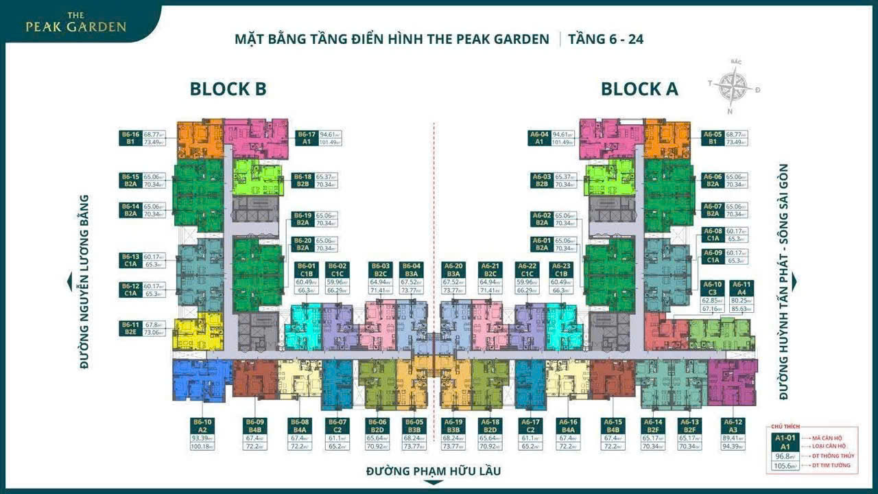 ****Nhận giữ chỗ 200 căn The Peak Garden Quận 7 sát cạnh nhà ga Tân Mỹ, Quận 7 với giá từ 75 15992274