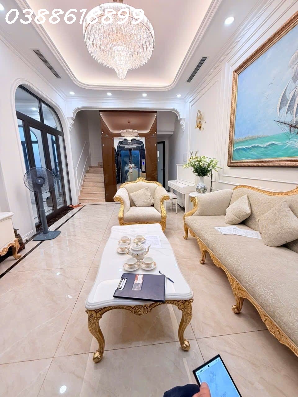 🏡 BÁN BIỆT THỰ VIP KĐT MỸ ĐÌNH 1 - 118M2 - 5 TẦNG TM - MT 8M - NỘI THẤT DÁT VÀNG - GIÁ 63 TỶ 15992402