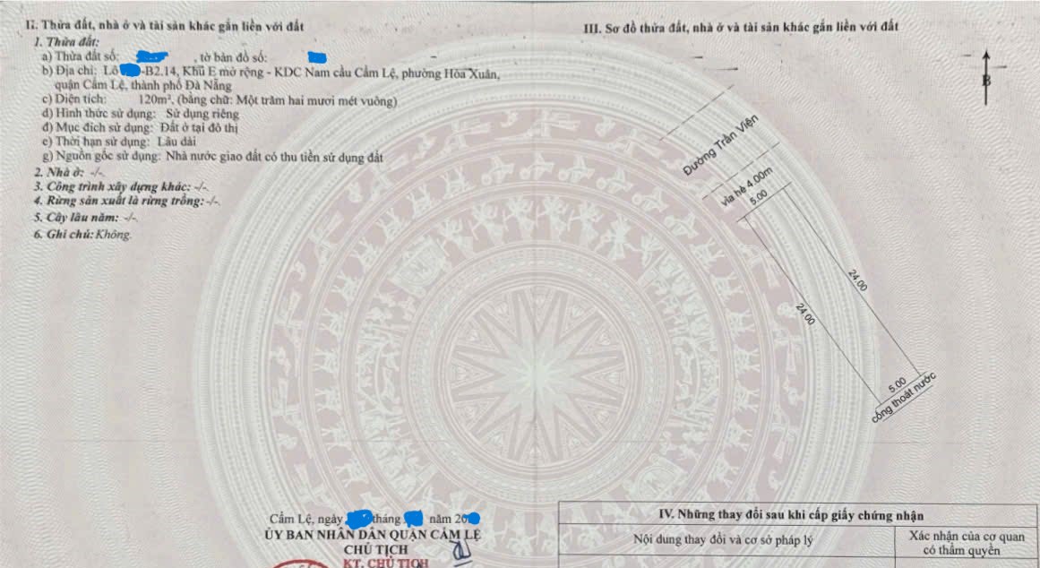 🔴💥Bán đất đường Trần Viện song song với Mẹ Thứ - DT: 120m2 15992505