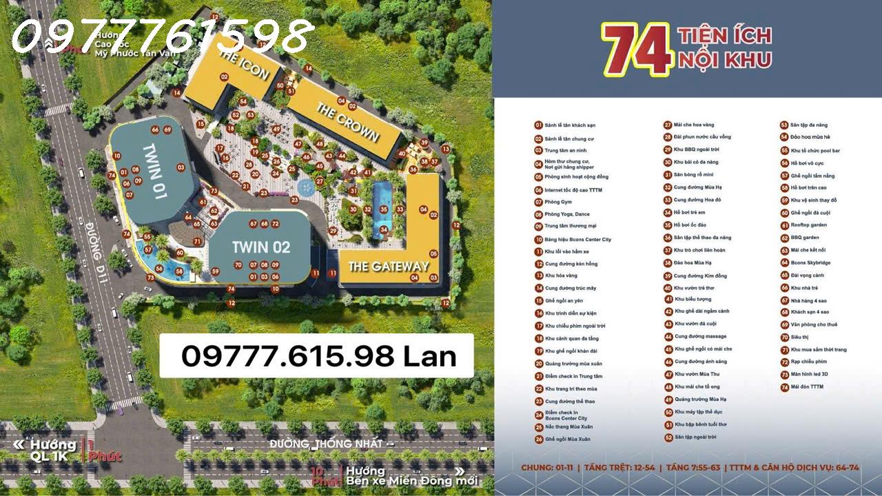 Bán căn hộ Bcons Center City liền kề ga Metro, ngay Làng Đại Học Quốc Gia TP. HCM 15992603