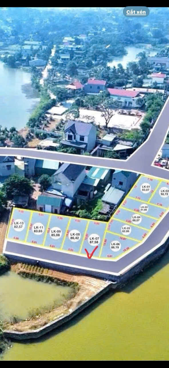 Chính chủ mảnh 87,6m2 full thổ cư 15992607