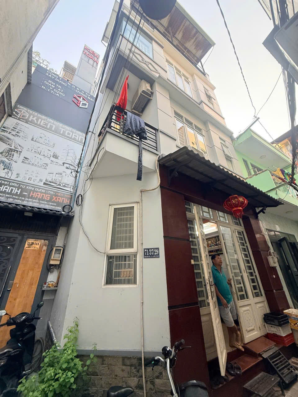 Bán nhà hẻm 4 tầng Bình Thạnh, 4PN, 40m2, sổ hồng, 7.6 tỷ - 0903821326 15992650