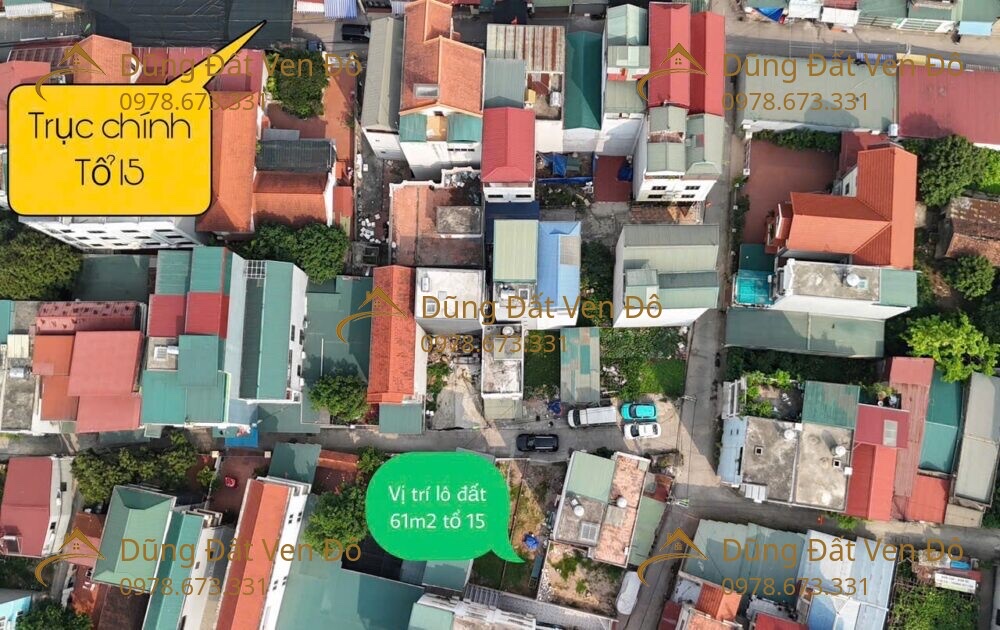 Lô Đất 61m2 oto đỗ trong đất 15993361
