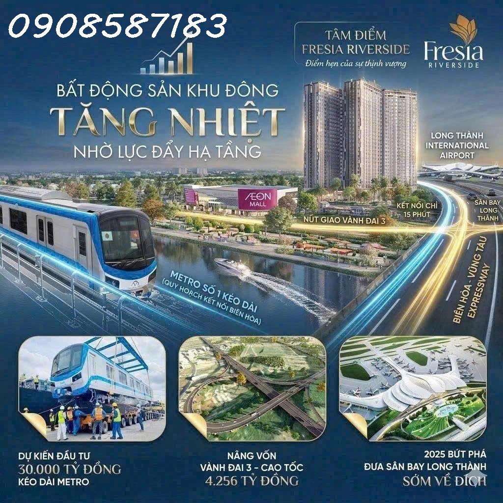 FRESIA RIVERSIDE – CĂN HỘ VEN SÔNG GIÁ CHỈ TỪ 1,9 TỶ TẠI BIÊN HÒA, ĐỒNG NAI 15993392