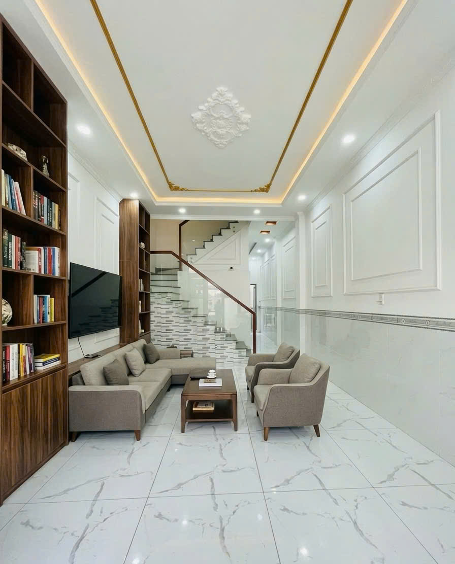 Bán nhà ngay NGÃ TƯ BỐN XÃ  đường 6m - 4 tầng - sổ vuôn A4 - CHỈ 6.x tỷ 15993399