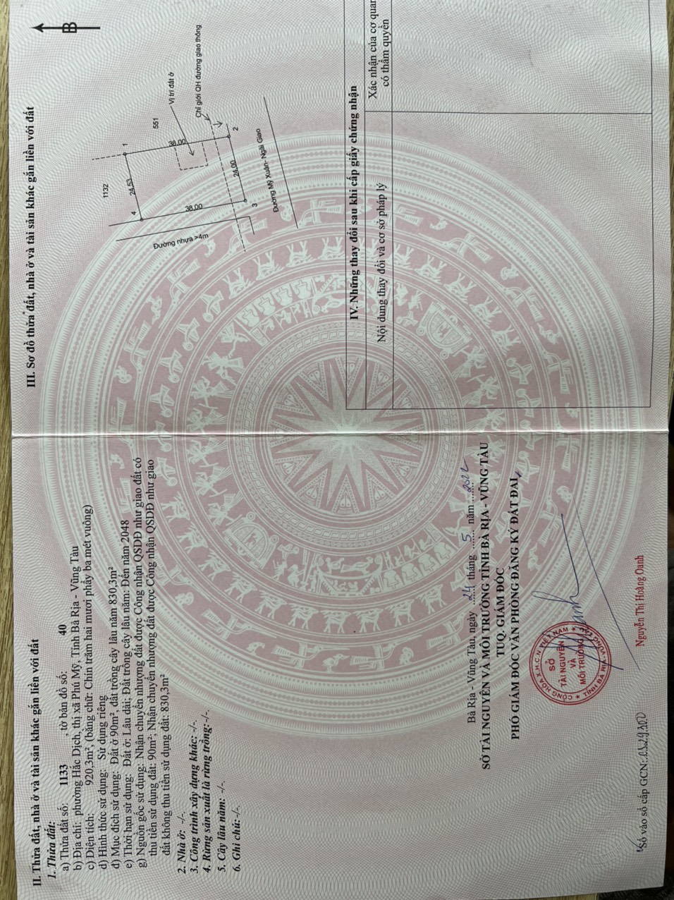 Lô Góc Mặt Tiền Đường Mỹ Xuân - Ngãi Giao, Thị Xã Phú Mỹ, Bà Rịa Vũng Tàu 15993473