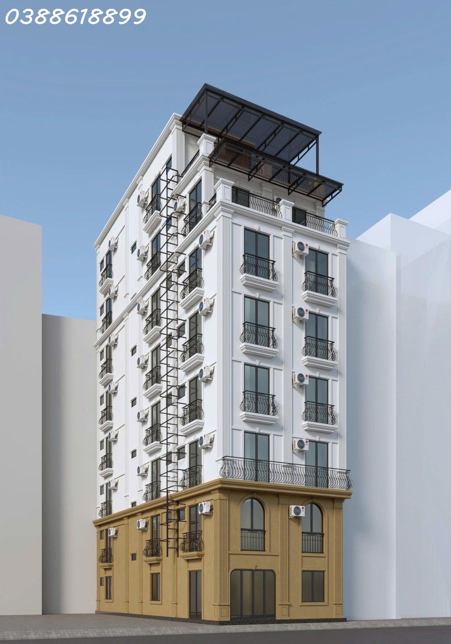 🏡 BÁN TOÀ APARTMENT ĐÀO TẤN - BA ĐÌNH - 99M2 - MT 7.2M - 8 TẦNG TM - 25 PHÒNG - GIÁ 31TỶ 15993715