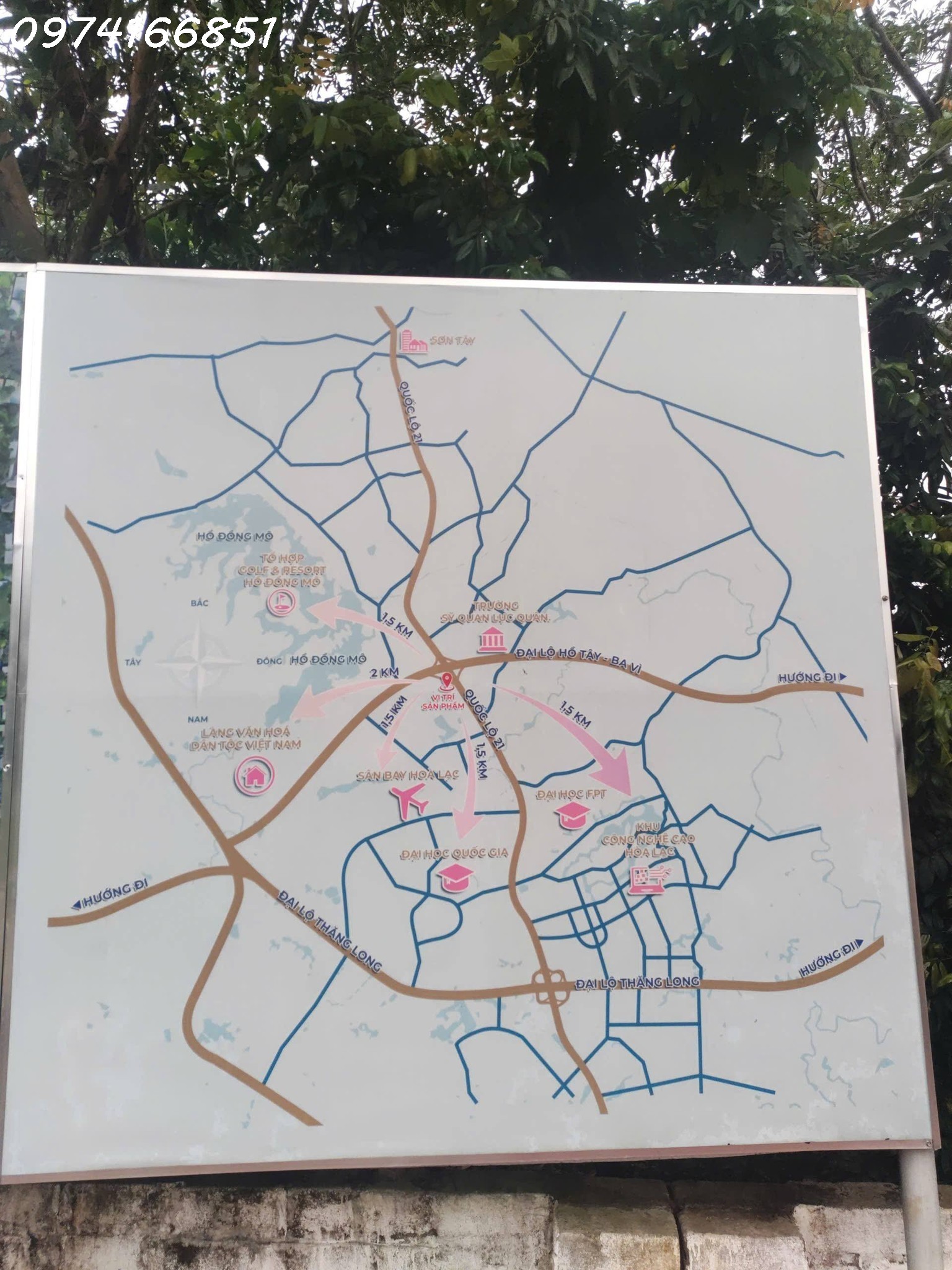 Đất nền Hòa Lạc bám trục Hồ Tây - Ba Vì giá chỉ hơn 3 tỷ, chuẩn pháp lý! 15993779