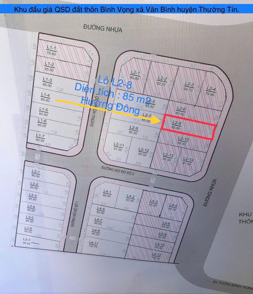 ĐẤT CHÍNH CHỦ- GIÁ TỐT Chính Chủ bán NHANH LÔ ĐẤT TIỀM NĂNG TẠI Huyện Thường Tín, Hà Nội 15993856