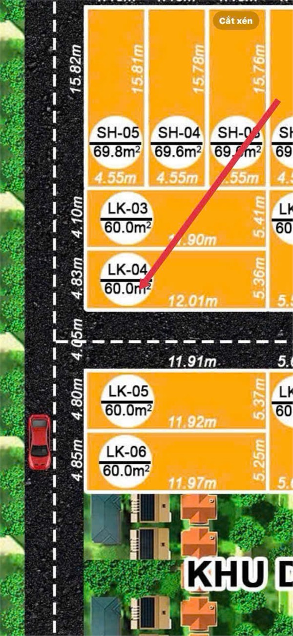 ĐẤT CHÍNH CHỦ - 2 MẶT TIỀN Lô LK-04 Chân Cầu Quang Thanh Nối Với Hải Phòng Và Hải Dương 15993878