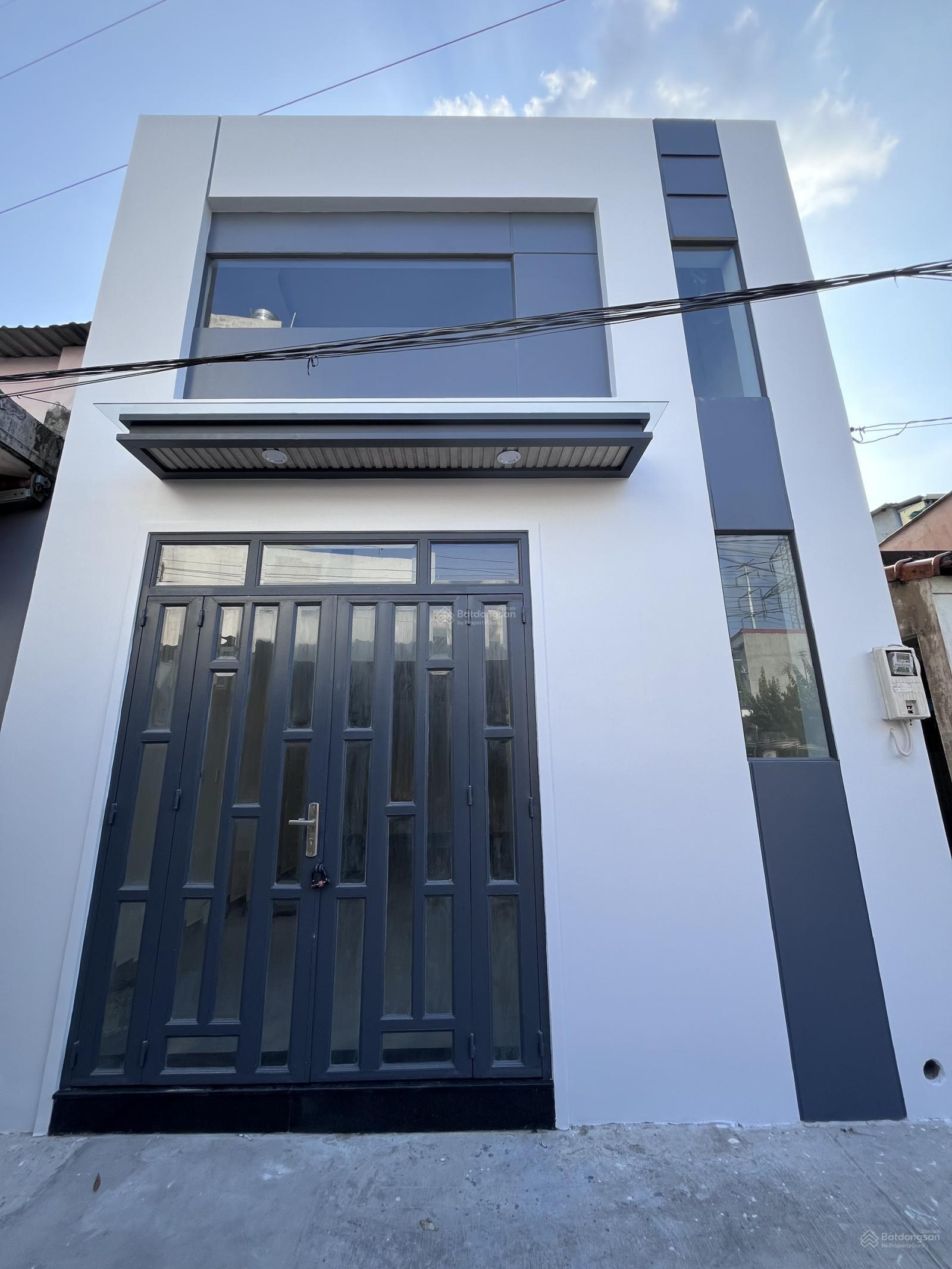 GIÁ TỐT: BÁN NHÀ MỚI 1 TRỆT 1 LẦU-70M2, 3PN -MẶT TIỀN: 5M, HẺM RỘNG 4M, SẴN SỔ NGAY NGÃ TƯ GÒ MÂY, 15994017