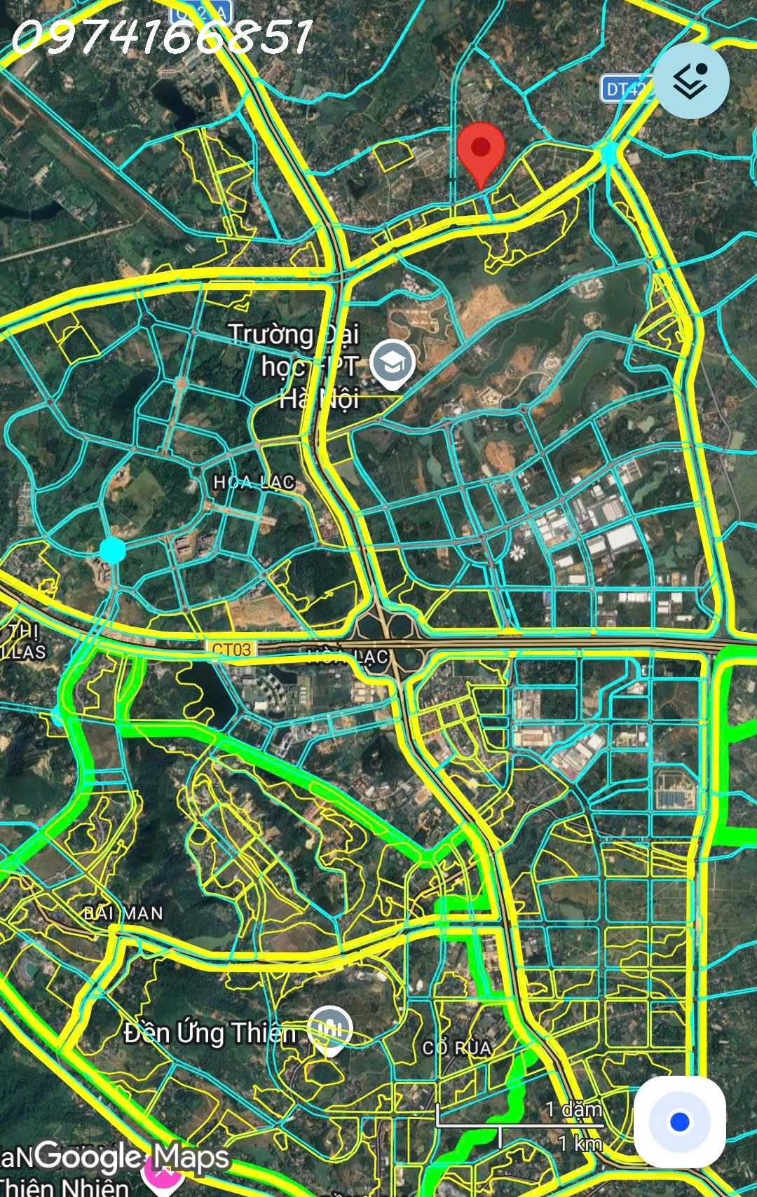 CÒN DUY NHẤT 1 LÔ ĐẤT NỀN HÒA LẠC RẤT GẦN FPT, BẢO TÀNG VŨ TRỤ VIỆT NAM. GIÁ CHỈ HƠN 4 TỶ. CAM KẾT 15994035