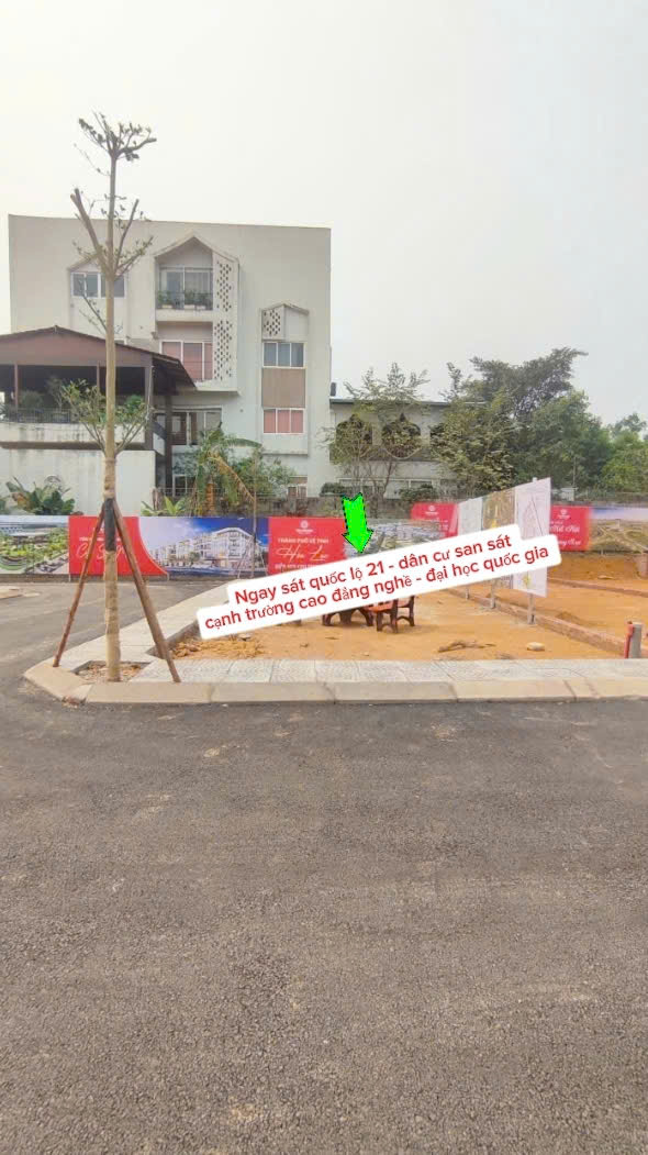 Gia đình cần bán lô đất góc diện tích 104m2 tại trung tâm Hòa Lạc. Đây là lô đất tiềm năng nhất 15994143