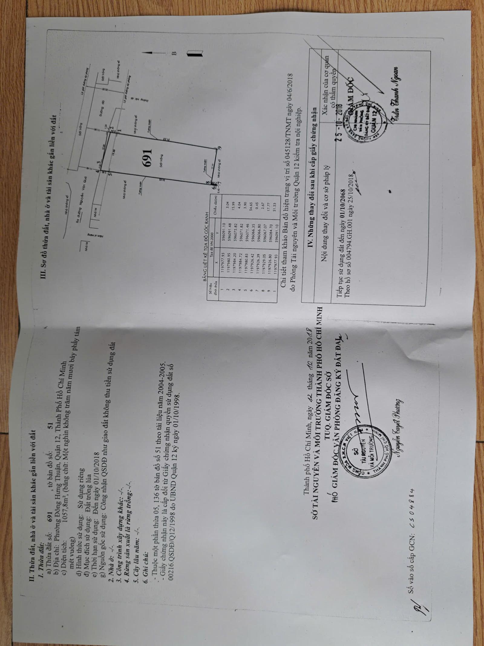 SIÊU PHẨM 986M² THỔ CƯ – MẶT TIỀN ĐÔNG HƯNG THUẬN 10B – NGANG 20M 15994183