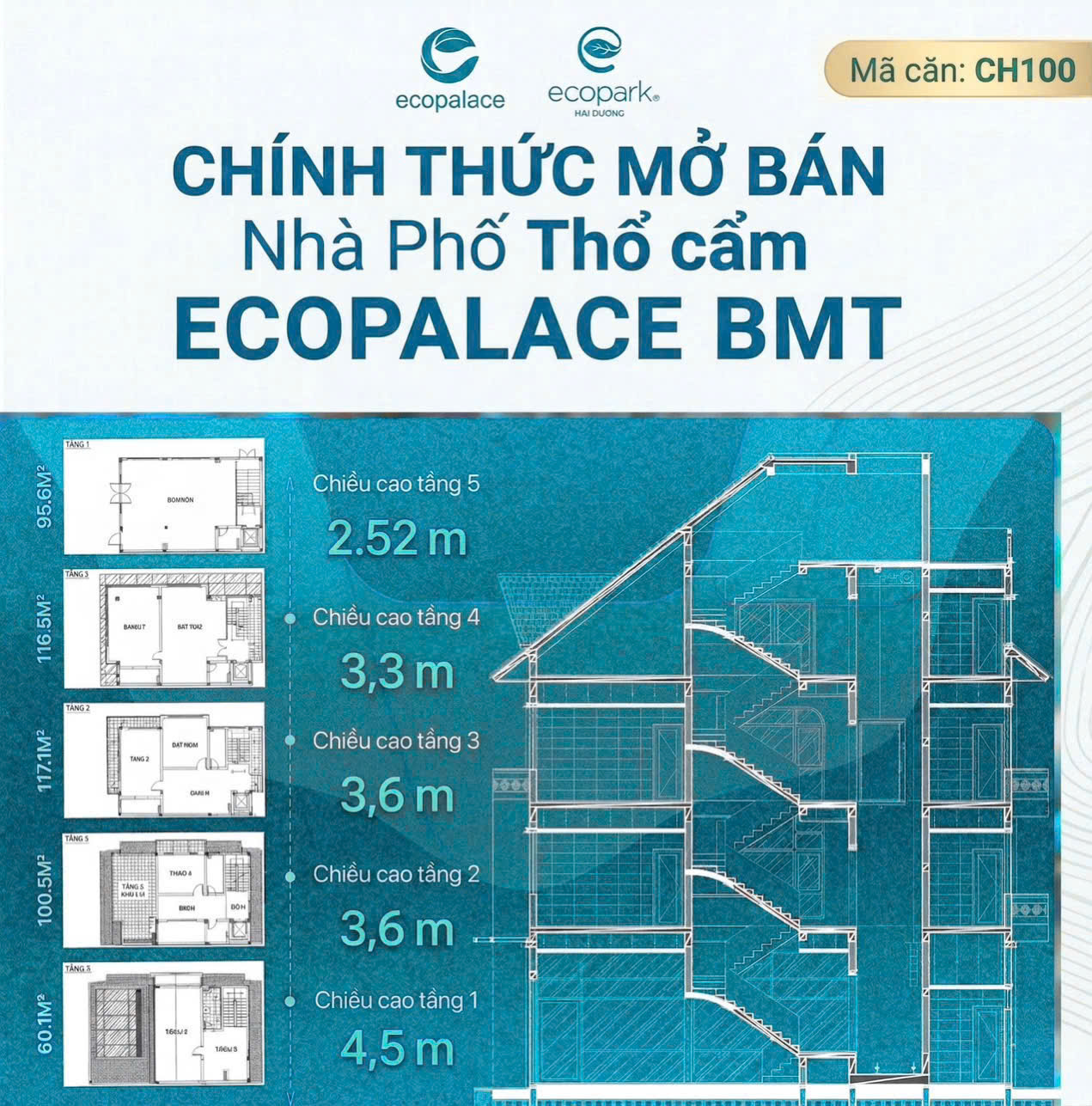👉 Cần bán gấp nhà phố trung tâm dự án Ecopalace BMT – dòng tiền tốt – chỉ hơn 18 tỷ 15994219