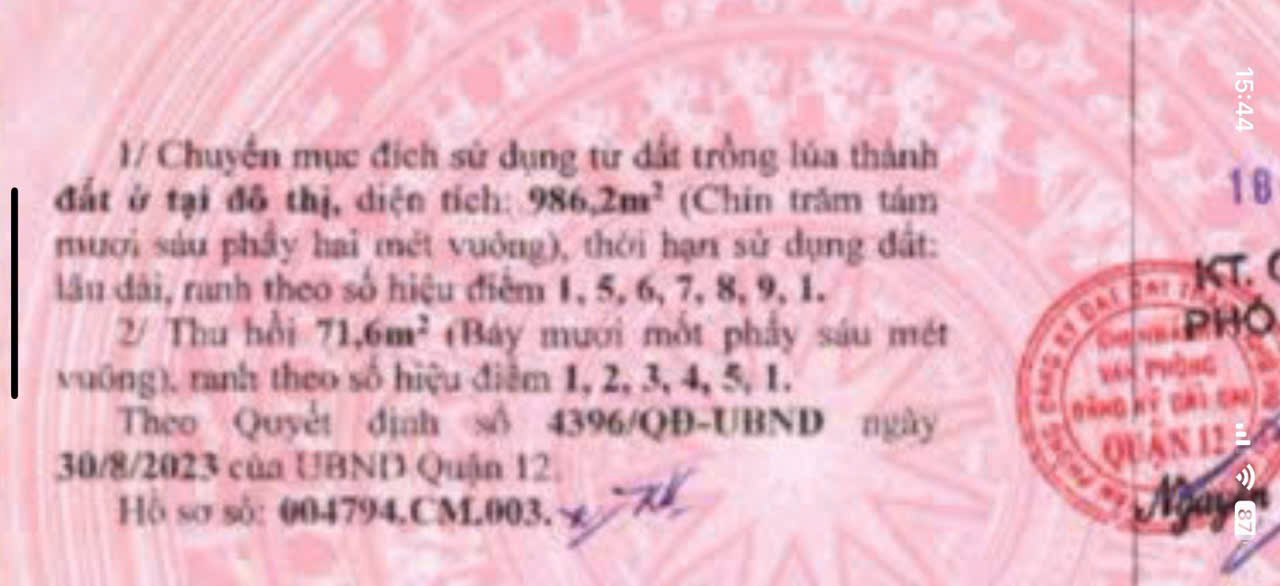 SIÊU PHẨM 986M² THỔ CƯ – MẶT TIỀN ĐÔNG HƯNG THUẬN 10B – NGANG 20M 15994235