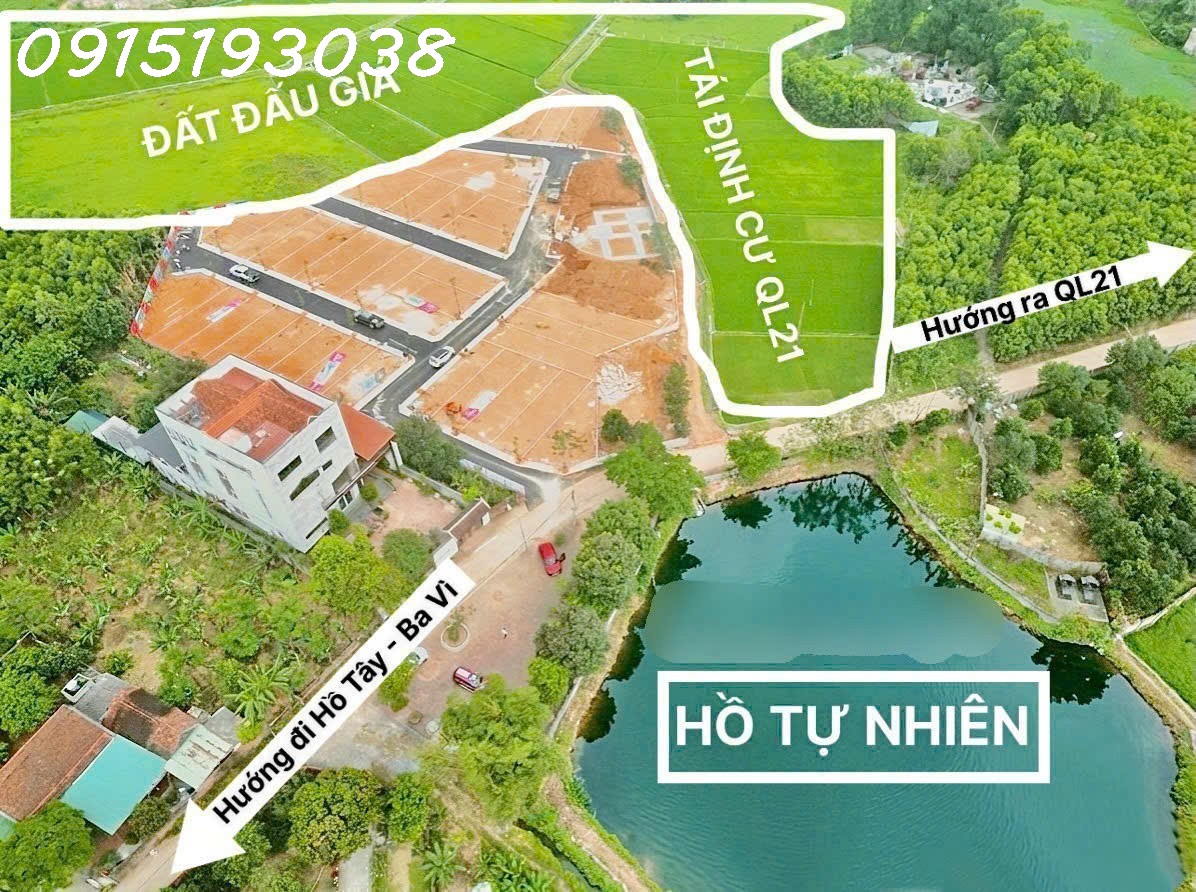 HÀNG HIẾM - ĐẤT SÁT DỰ ÁN ĐẤT ĐẤU GIÁ TẠI HÒA LẠC - LÀN 2 QL21 15994302