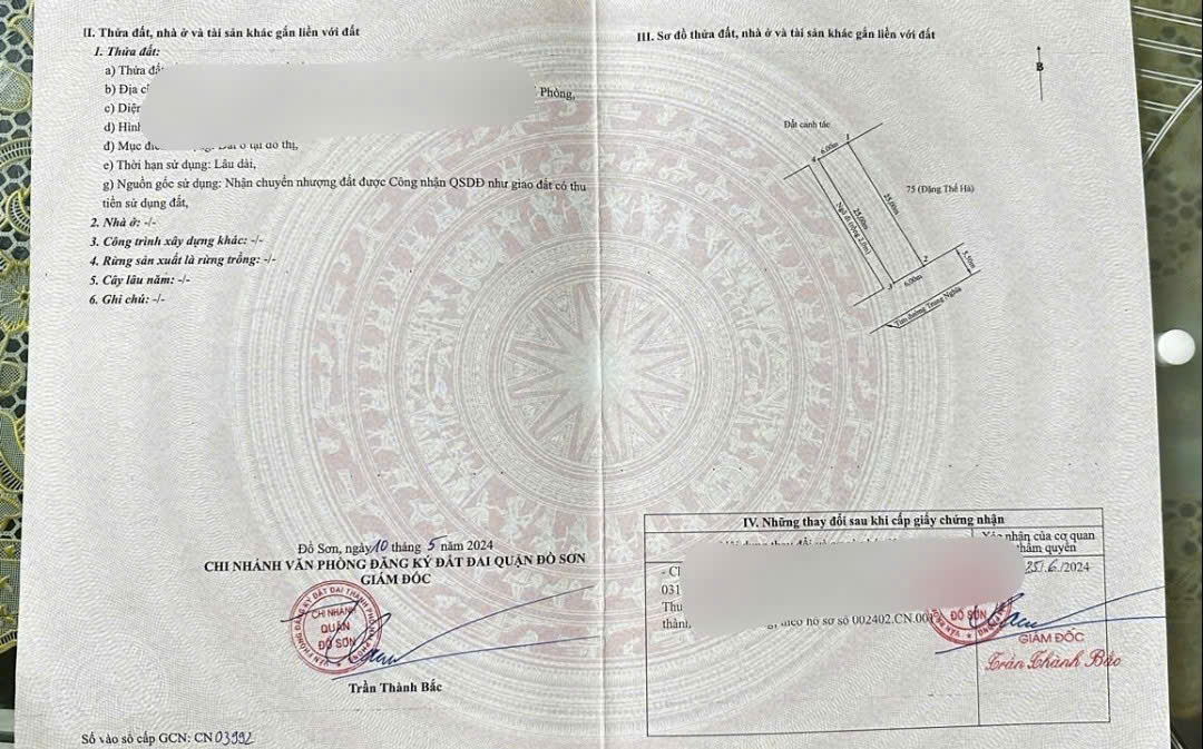 BÁN ĐẤT MẶT ĐƯỜNG TRUNG NGHĨA – ĐỒ SƠN – MẶT TIỀN RỘNG – GIÁ 17,5TR/M² 15994321