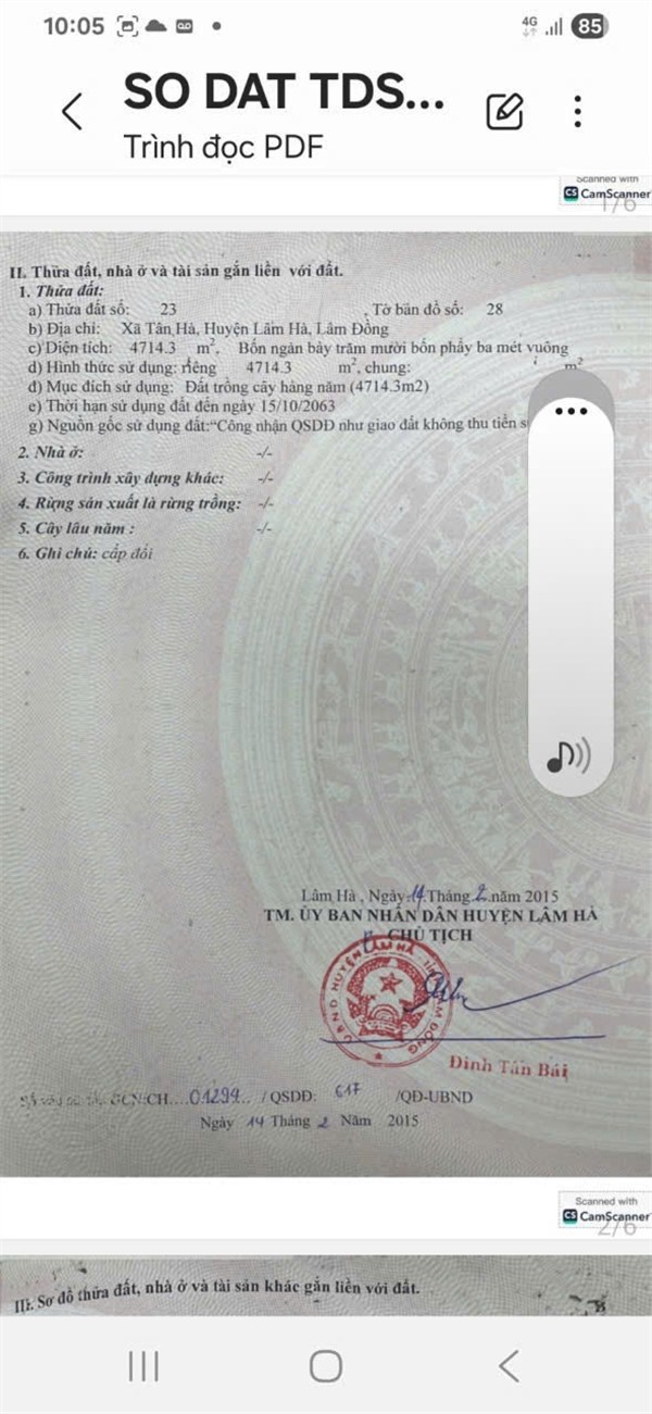 HOT HOT ĐẤT  ĐẸP – GIÁ TỐT – CHÍNH CHỦ BÁN ĐẤT Tại Xã Tân Hà, Huyện Lâm Hà, Lâm Đồng 15994385