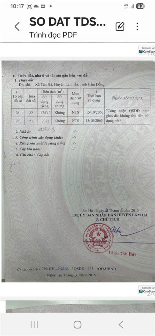 HOT HOT ĐẤT  ĐẸP – GIÁ TỐT – CHÍNH CHỦ BÁN ĐẤT Tại Xã Tân Hà, Huyện Lâm Hà, Lâm Đồng 15994385