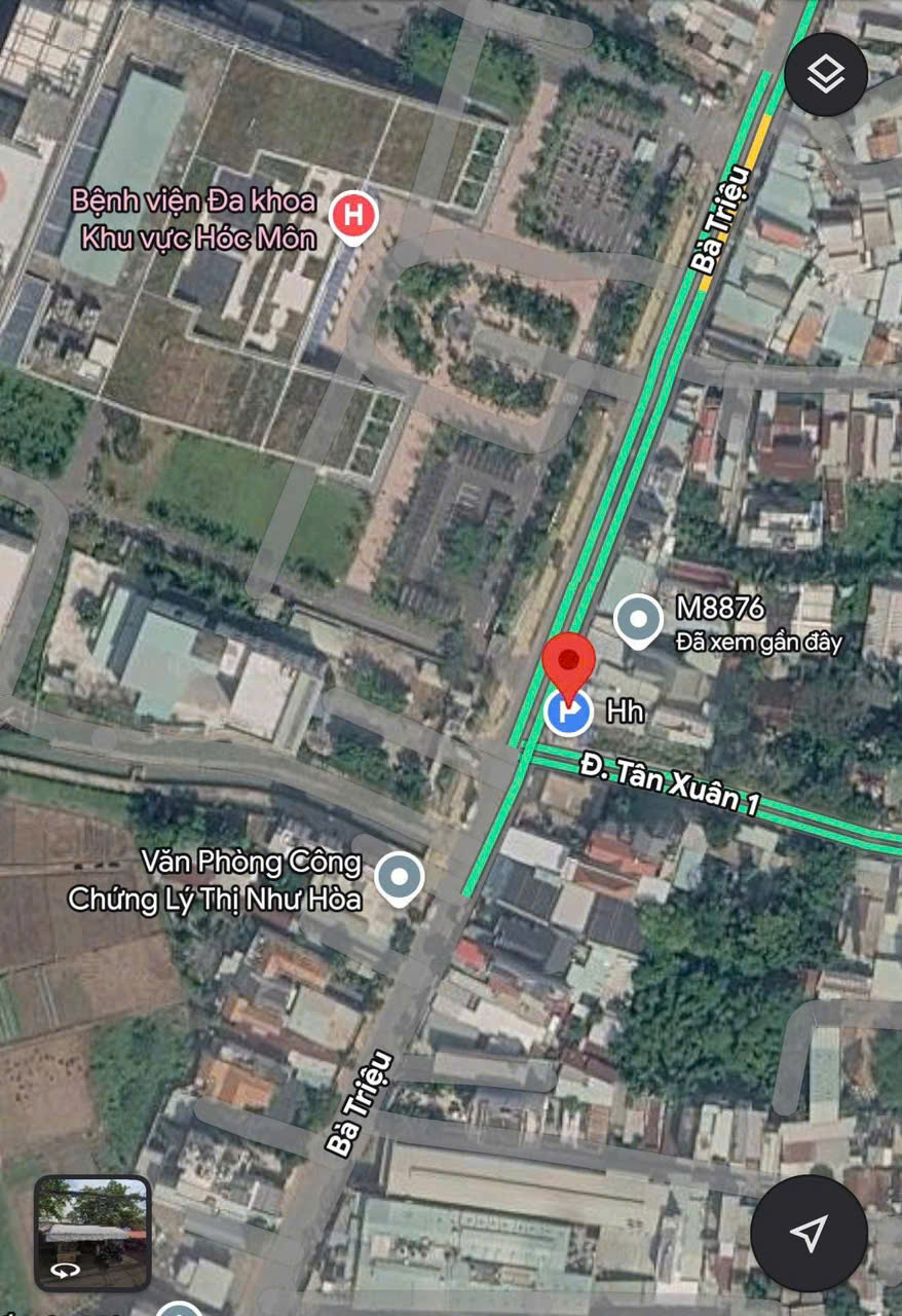 NHÀ MẶT TIỀN BÀ TRIỆU – ĐỐI DIỆN BV HÓC MÔN – NGANG 6,45M HIẾM 15994798